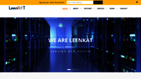 What Leenkat.com website looked like in 2021 (3 years ago)