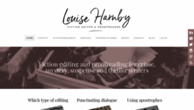 What Louiseharnbyproofreader.com website looked like in 2021 (4 years ago)