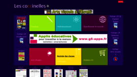What Les-coccinelles.fr website looked like in 2021 (3 years ago)