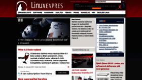 What Linuxexpres.cz website looked like in 2021 (3 years ago)