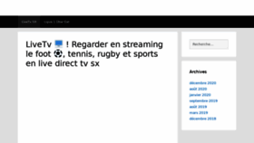 What Livetv-sx.fr website looked like in 2021 (3 years ago)