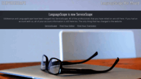 What Languagescape.com website looked like in 2021 (4 years ago)