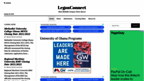 What Legonconnect.com website looked like in 2021 (3 years ago)