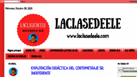 What Laclasedeele.com website looked like in 2021 (3 years ago)