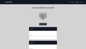 What Linkmix.co website looked like in 2021 (5 years ago)