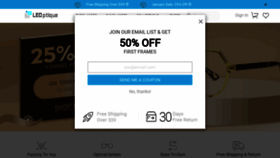 What Leoptique.com website looked like in 2021 (4 years ago)