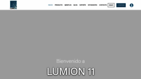 What Lumion.es website looked like in 2021 (3 years ago)