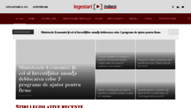 What Legestart.ro website looked like in 2021 (3 years ago)