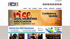 What Legalmarketing.org website looked like in 2021 (3 years ago)