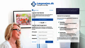 What Laegevejen.dk website looked like in 2021 (3 years ago)