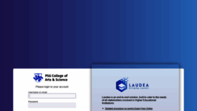 What Laudea.psgcas.ac.in website looked like in 2021 (3 years ago)