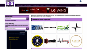 What Logotypes101.com website looked like in 2021 (3 years ago)