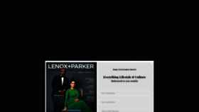 What Lenoxandparker.com website looked like in 2021 (3 years ago)