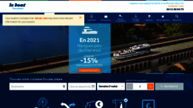 What Leboat.fr website looked like in 2021 (3 years ago)