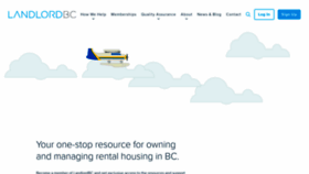 What Landlordbc.ca website looked like in 2021 (3 years ago)