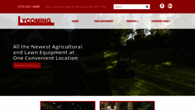 What Lycominglawnandgarden.com website looked like in 2021 (3 years ago)