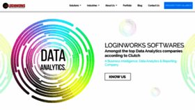 What Loginworks.com website looked like in 2021 (3 years ago)