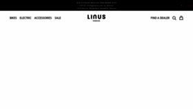 What Linusbike.com website looked like in 2021 (3 years ago)