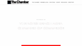 What Lbchamber.com website looked like in 2021 (3 years ago)