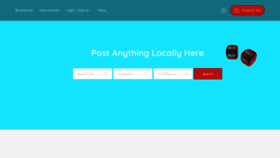 What Localpost.in website looked like in 2021 (3 years ago)