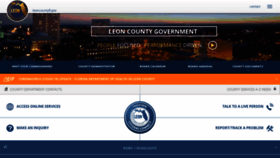 What Leoncountyfl.gov website looked like in 2021 (3 years ago)