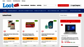 What Lootdeal.in website looked like in 2021 (3 years ago)