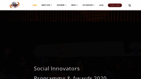What Leapafrica.org website looked like in 2021 (3 years ago)