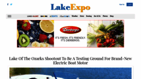 What Lakeexpo.com website looked like in 2021 (3 years ago)