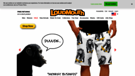 What Loudmouthgolf.com website looked like in 2021 (3 years ago)