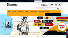 What Lecturewala.com website looked like in 2021 (3 years ago)