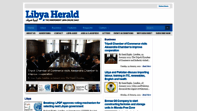 What Libyaherald.com website looked like in 2021 (3 years ago)