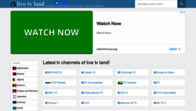 What Livetvland.com website looked like in 2021 (3 years ago)