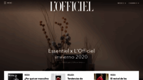 What Lofficielmexico.com website looked like in 2021 (3 years ago)