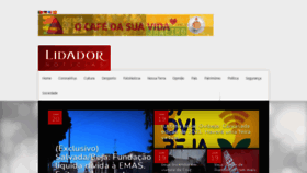 What Lidadornoticias.pt website looked like in 2021 (3 years ago)