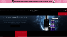 What Lancome.com.mx website looked like in 2021 (3 years ago)