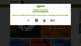 What Lottoland.co.uk website looked like in 2021 (3 years ago)