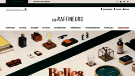 What Lesraffineurs.com website looked like in 2021 (3 years ago)