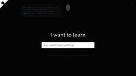 What Learn-anything.xyz website looked like in 2021 (3 years ago)