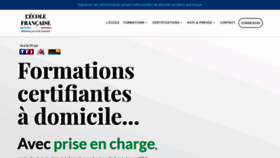 What Lecolefrancaise.fr website looked like in 2021 (4 years ago)
