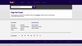 What Local.fedex.com website looked like in 2021 (3 years ago)