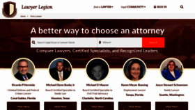 What Lawyers.lawyerlegion.com website looked like in 2021 (3 years ago)