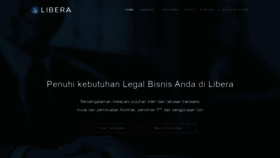 What Libera.id website looked like in 2021 (3 years ago)