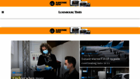 What Luxtimes.lu website looked like in 2021 (3 years ago)