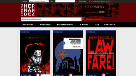 What Libreriahernandez.com website looked like in 2021 (3 years ago)