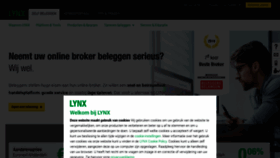 What Lynx.nl website looked like in 2021 (3 years ago)