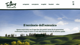 What Labellezzadellacarta.it website looked like in 2021 (3 years ago)