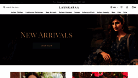What Lashkaraa.com website looked like in 2021 (3 years ago)