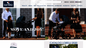 What Lorelli.eu website looked like in 2021 (4 years ago)