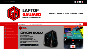 What Laptopgaumeo.vn website looked like in 2021 (3 years ago)