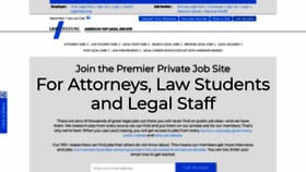 What Lawcrossing.com website looked like in 2021 (3 years ago)